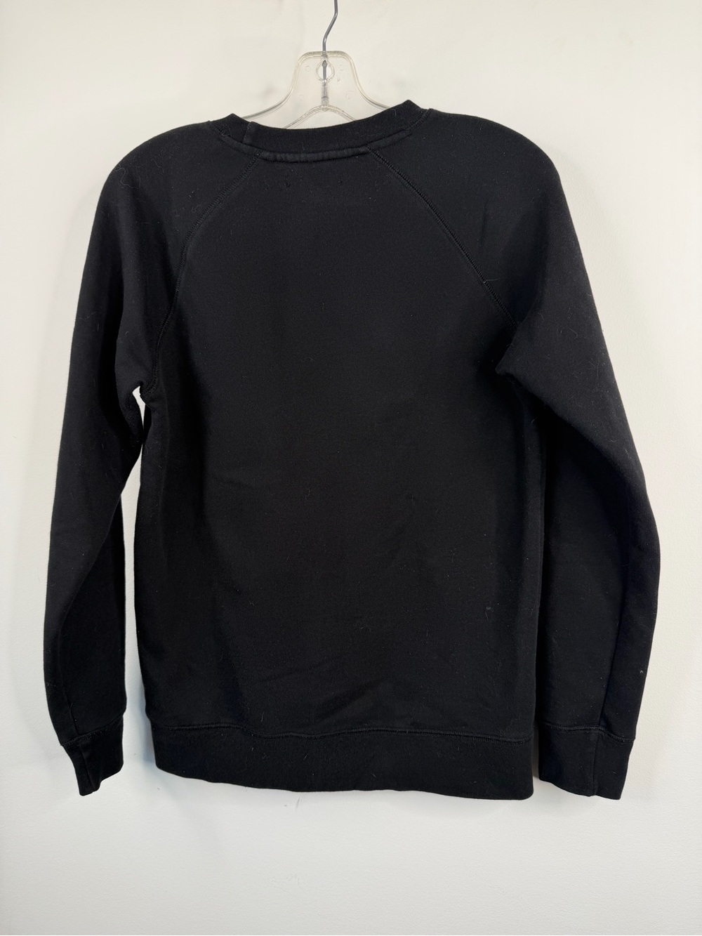 Brunette The Label “BRUNETTE” Crewneck Sweatshirt Black Oversized XS/S - Picture 8 of 9